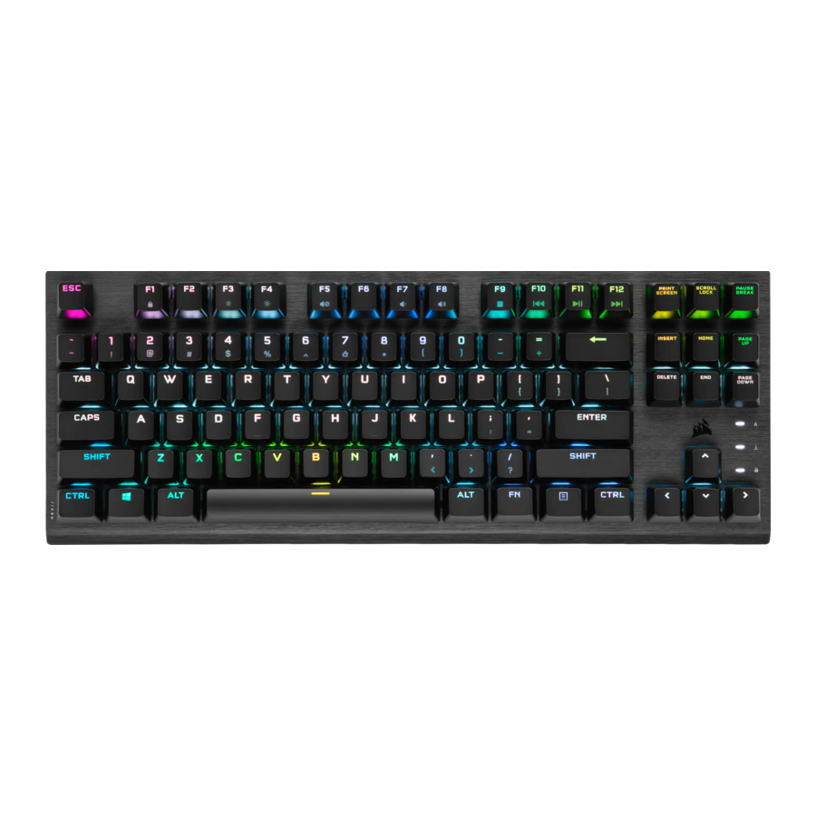 Corsair K60 PRO TKL RGB OpticalMechanical Gaming Keyboard Manual