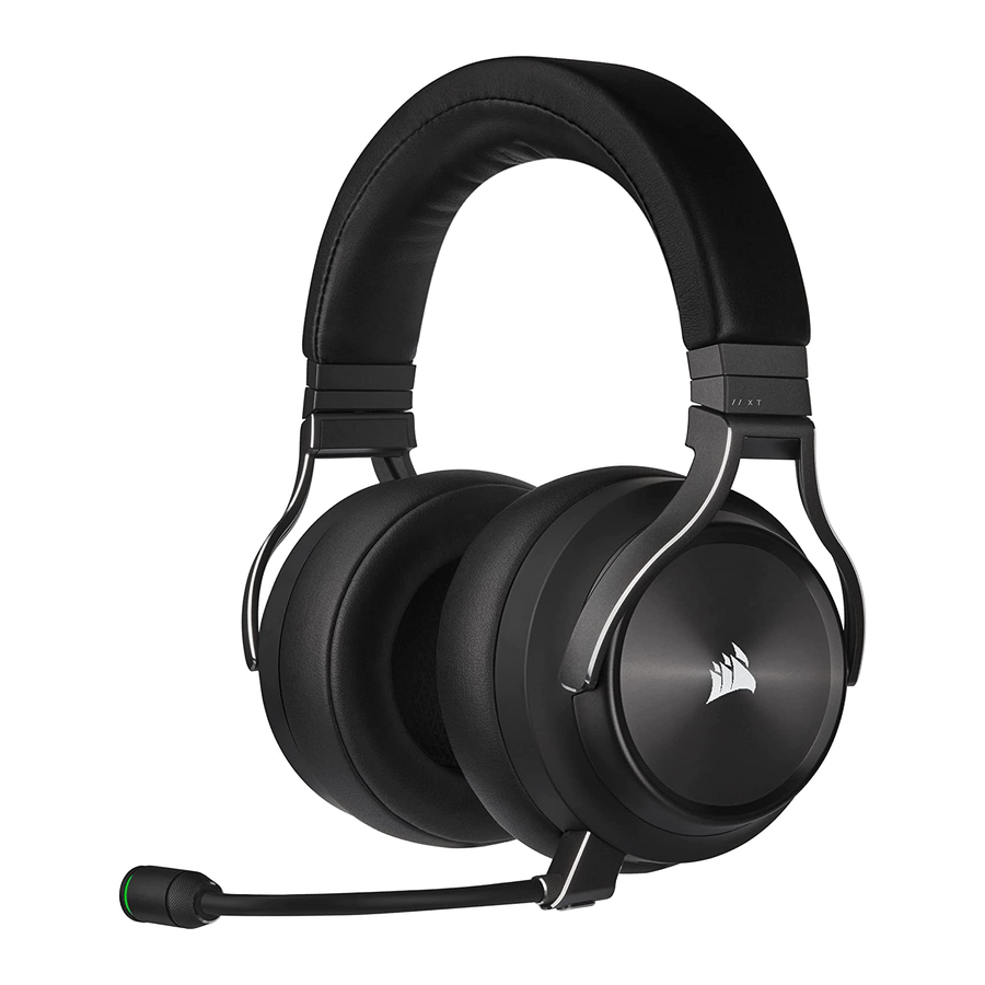 Corsair VIRTUOSO RGB WIRELESS XT - Gaming Headset Manual | ManualsLib