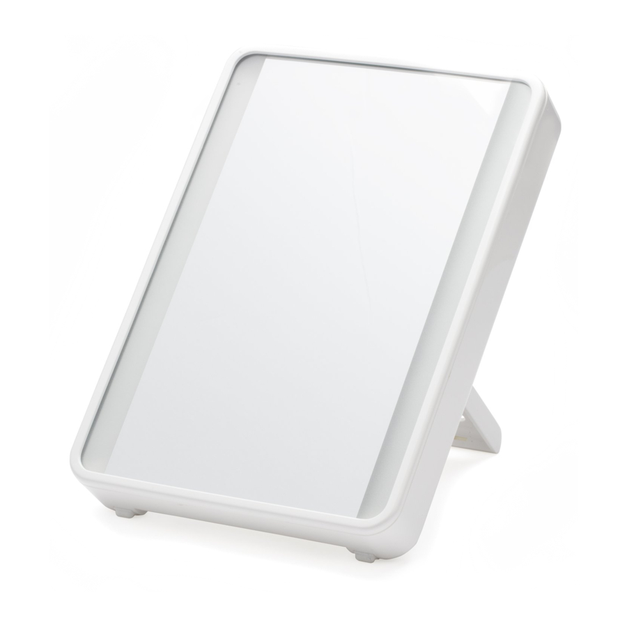 iHome PORTABLE iCVBT20 Portable Lighted Vanity Mirror Manual ManualsLib