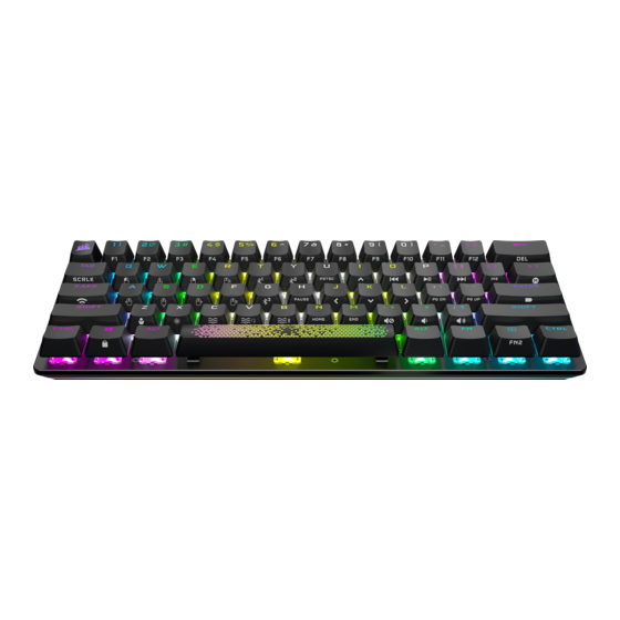 CORSAIR K70 PRO MINI MANUAL Pdf Download ManualsLib
