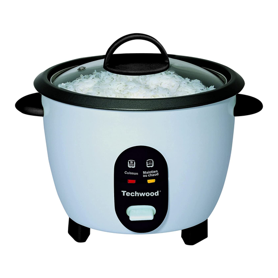 Cuiseur à riz TECHWOOD TCR-106 - Capacité 1L - Revêtement antiadhésif
