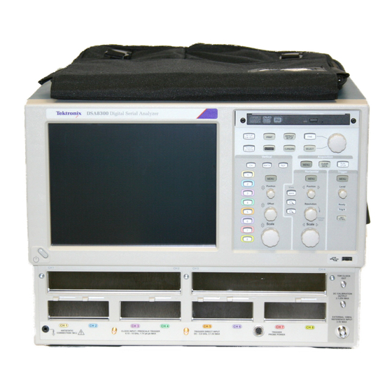 TEKTRONIX DSA8300 SERVICE MANUAL Pdf Download | ManualsLib