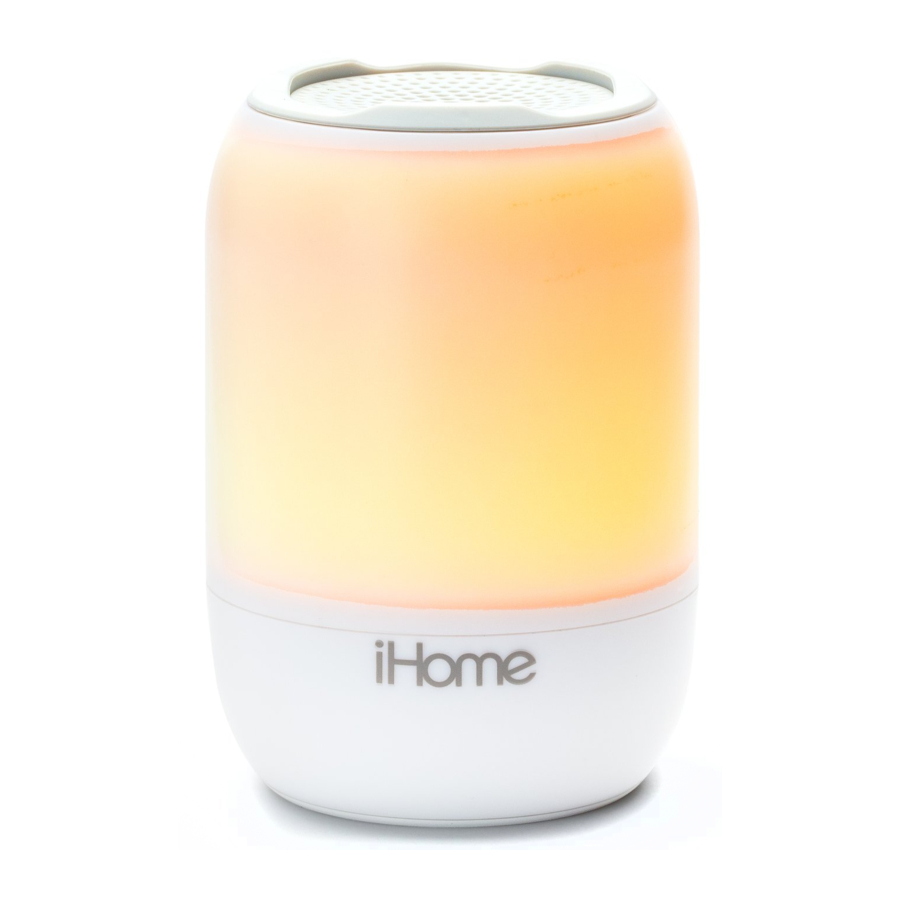 iHome Baby iZ44 Soothing Sound and Light Machine Manual ManualsLib
