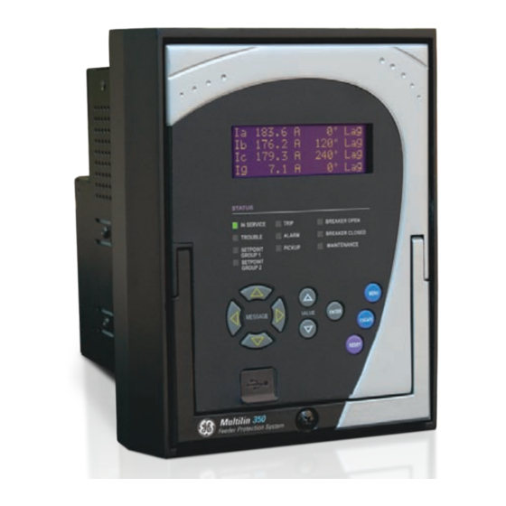 GE MULTILIN 350 OPERATION & MAINTENANCE MANUAL Pdf Download ManualsLib