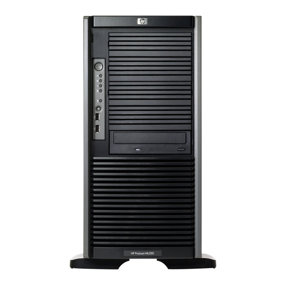 HP ProLiant ML350 G5 Administration Manual