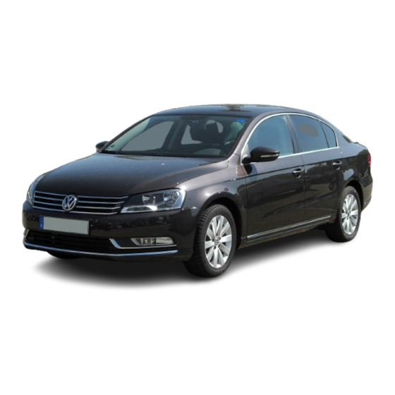 Volkswagen Passat 2011 Body Repair Manual