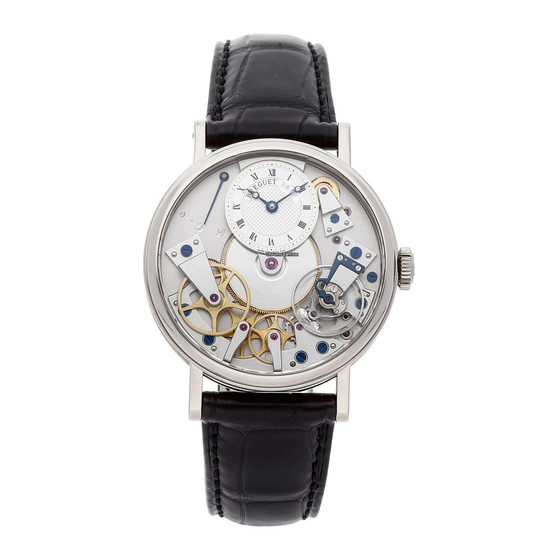 Breguet TRADITION 7027 Instructions For Use Manual