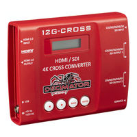 Decimator 12G-CROSS Operating Manual