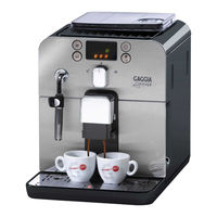 Gaggia Sup 037RG Operating Instructions Manual