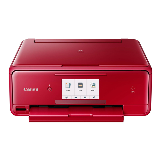 Canon PIXMA TS8070 Inkjet Printer Manuals