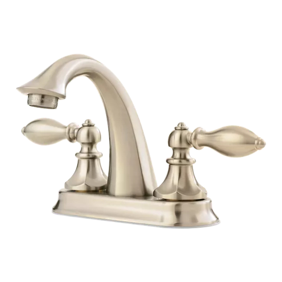 Pfister Catalina F-048-E Quick Installation Manual