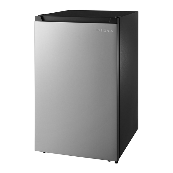 Insignia - 4.4 Cu. ft. Mini Fridge - Black