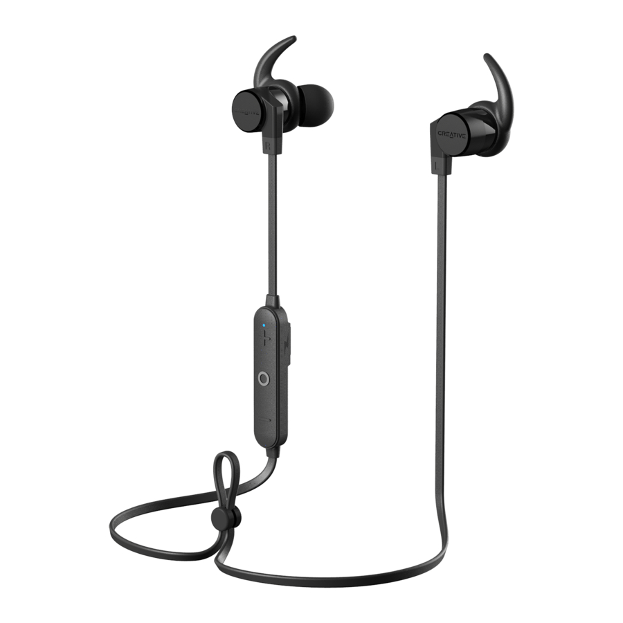 Creative Outlier One V2 - Wireless Sweatproof In-ears Manual 