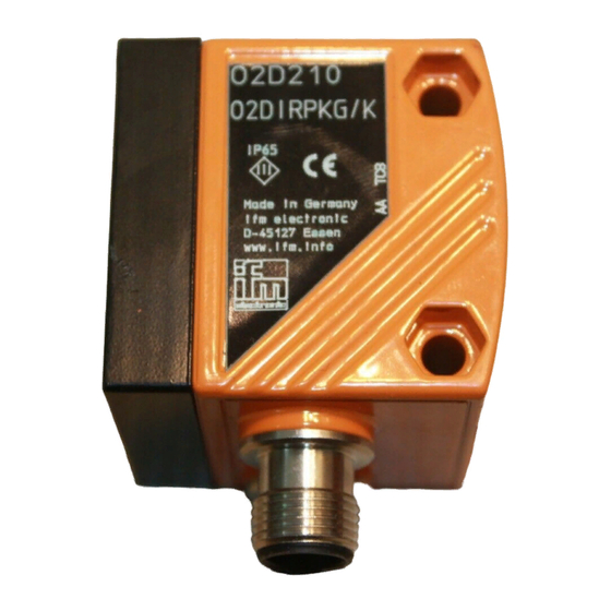 IFM ELECTRONIC EFECTOR 250 OPERATING INSTRUCTIONS MANUAL Pdf Download