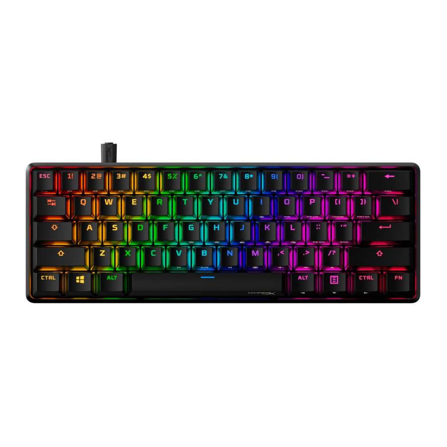 HyperX Alloy Origins 60 Mechanical Gaming Keyboard Quick Start Guide