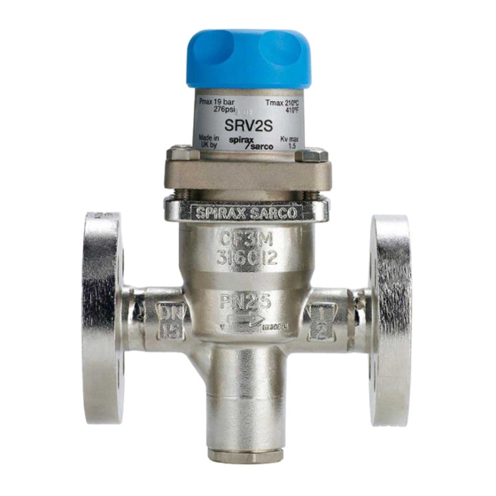 SPIRAX SARCO SRV2S INSTALLATION AND MAINTENANCE INSTRUCTIONS MANUAL Pdf