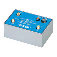 NF SA-421F5 Instruction Manual