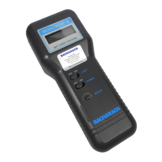 Bacharach DIOXOR II Combined Service Manual
