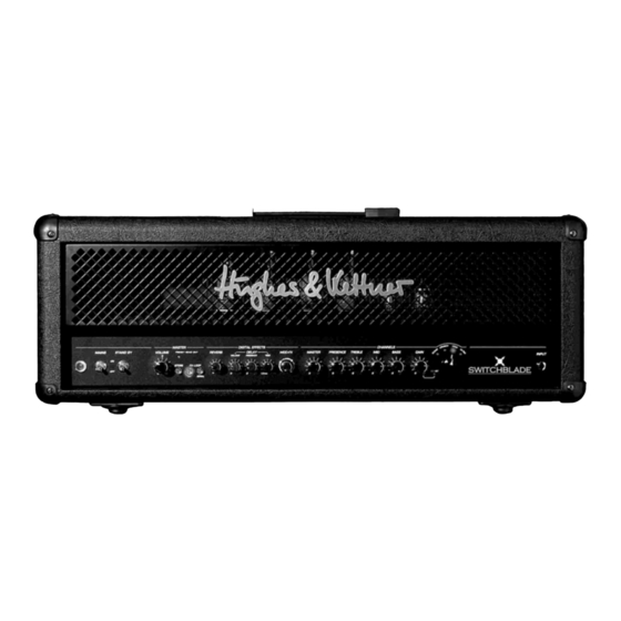 Hughes & Kettner Switchblade Tube Amp Revolution Programming Manual