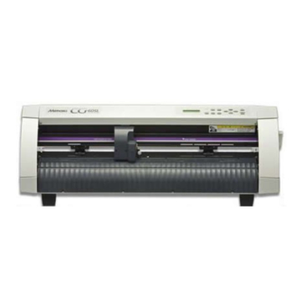 MIMAKI CG-60EX Operation Manual