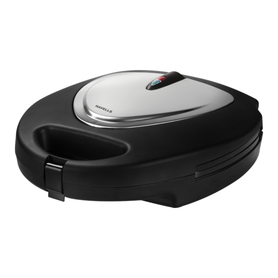 Havells Toastino multigrill Operating Instructions