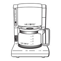 Mr. Coffee AD4 Operating Instructions Manual
