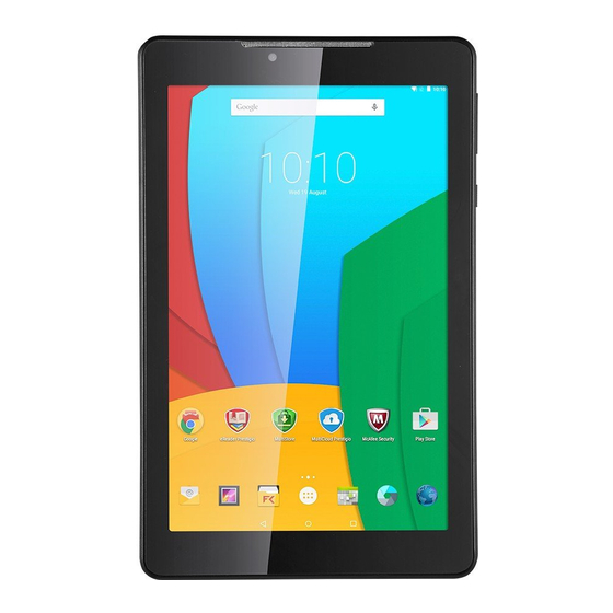 User Manuals: Prestigio PMT3777 7-inch Tablet PC