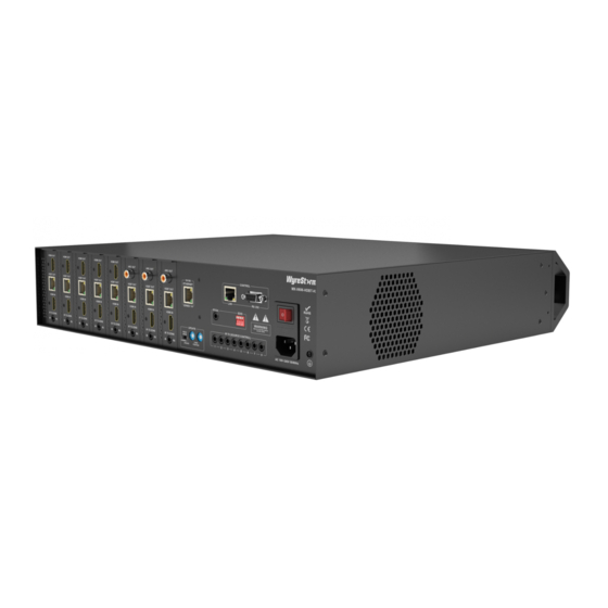 Wyrestorm MX-0606-HDBT-H2L Quick Start Manual