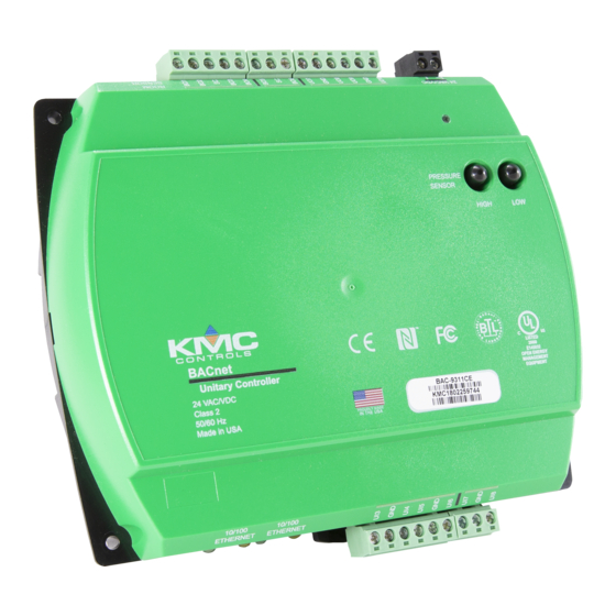 KMC Controls BAC-9300 Series Installation Manual