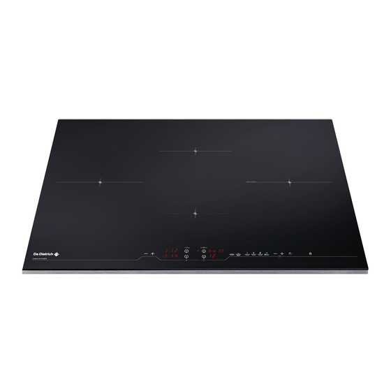 DeDietrich DTI1008X Manual To Installation And Use