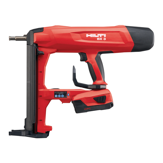 Hilti BX 3 Manuals