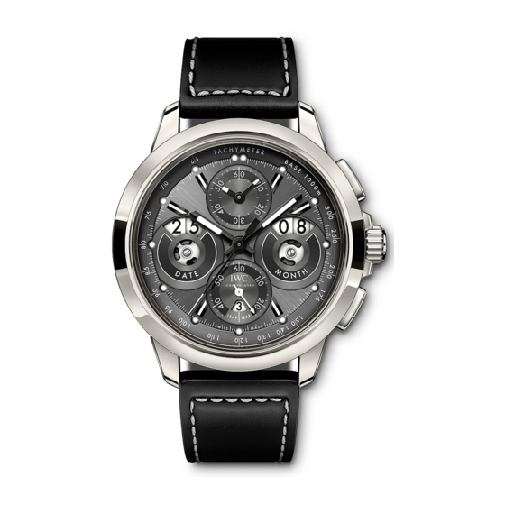 iwc INGENIEUR PERPETUAL CALENDAR DIGITAL DATE-MONTH Operating Instructions Manual