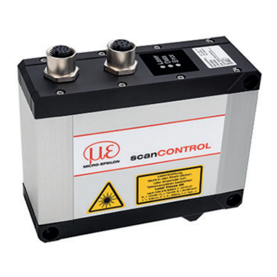 MICRO-EPSILON scanCONTROL 30 Series Operating Instructions Manual