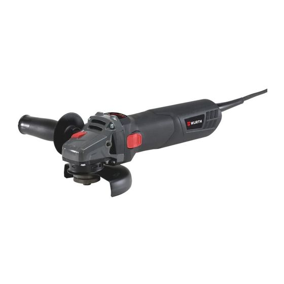 Würth EWS 10-125 COMPACT Manual
