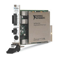 National Instruments PXI-4110 Getting Started Manual