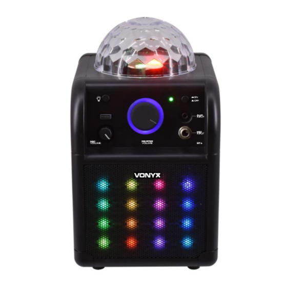 Vonyx SBS50 Instruction Manual