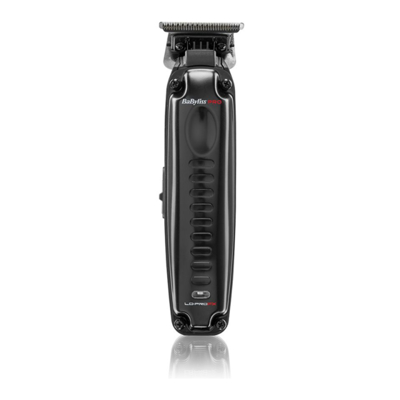 BABYLISS PRO LO-PRO BAB726U MANUAL Pdf Download | ManualsLib
