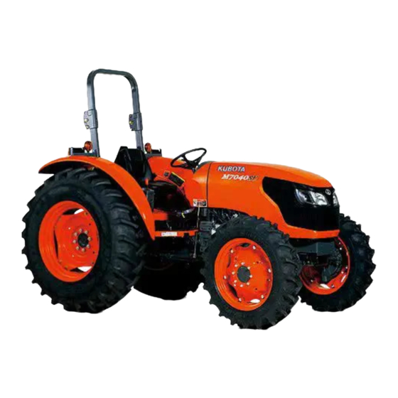 KUBOTA M7040SU OPERATOR'S MANUAL Pdf Download | ManualsLib