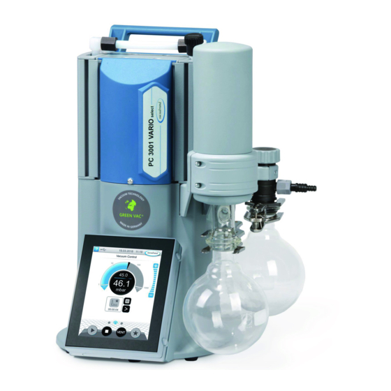 VACUUBRAND PC 3001 VARIO SELECT INSTRUCTIONS FOR USE MANUAL Pdf