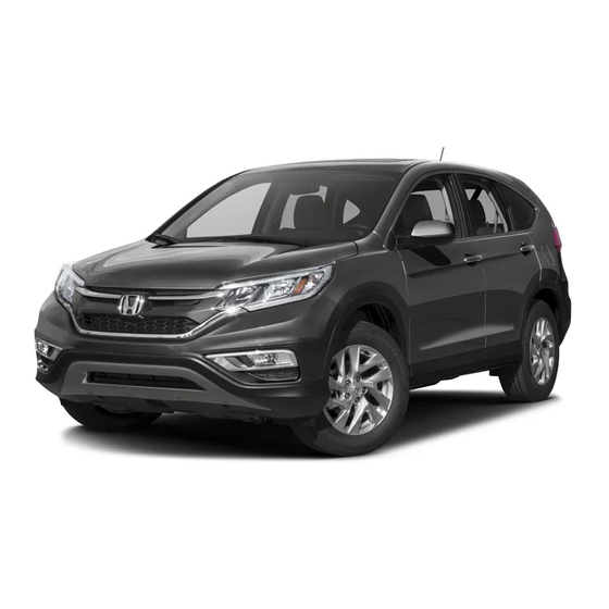 HONDA CRV 2016 USER