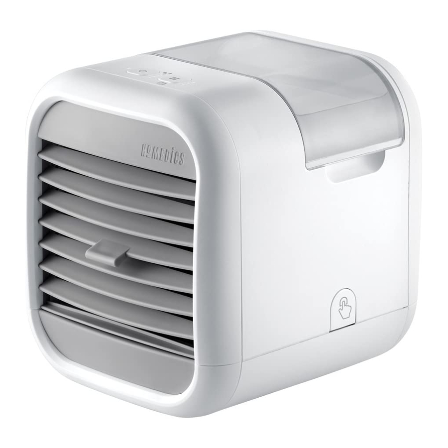 HoMedics MyChill Personal Space Cooler Quick Start Guide ManualsLib