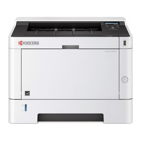 Kyocera ECOSYS P2040dn Manual