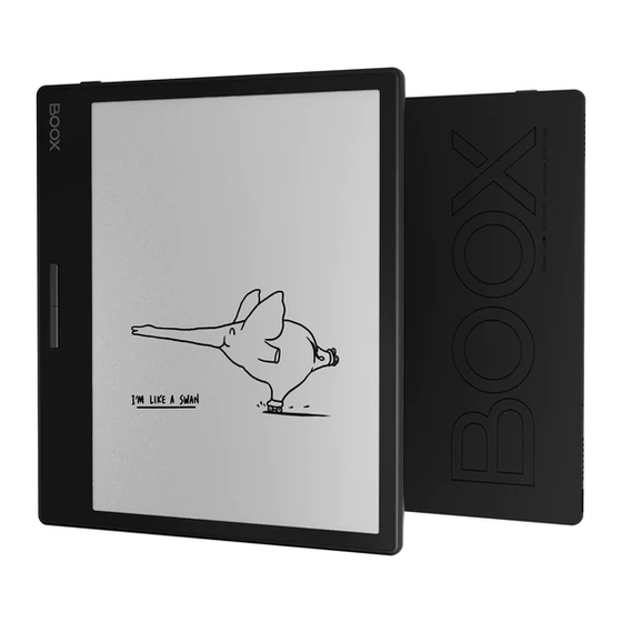 BOOX LEAF2 USER MANUAL Pdf Download ManualsLib