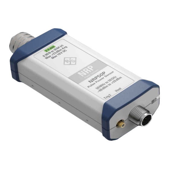 R&S NRP P SERIES USER MANUAL Pdf Download ManualsLib