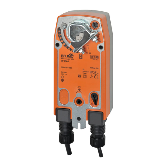 Belimo NFB Series Mounting Installation Instructions