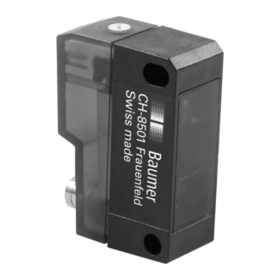 Baumer 14N6901/S35A Instructions