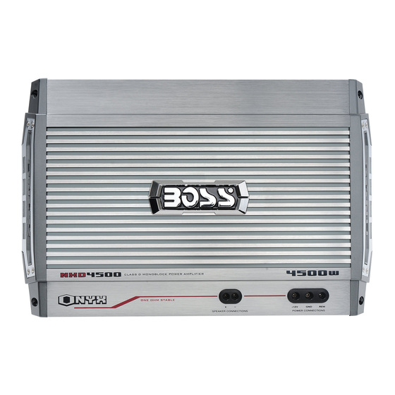 Boss Audio Systems NXD5500 Manual