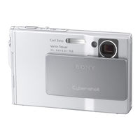 Sony DSC-T7 - Cyber-shot Digital Still Camera User Manual