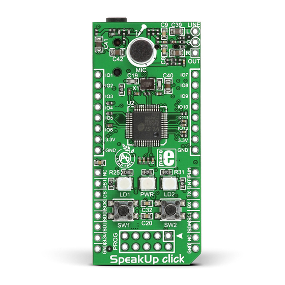mikroElektronika SpeakUp User Manual