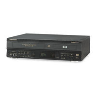 Panasonic PVD4752 - DVD/VCR DECK Operating Instructions Manual
